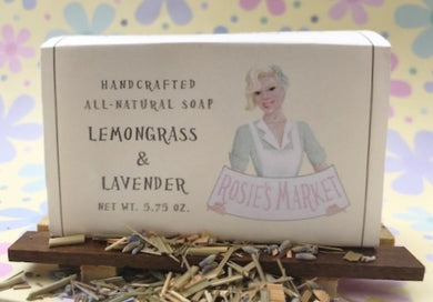 Lemongrass & Lavender Soap Bar - Rosie's Market
