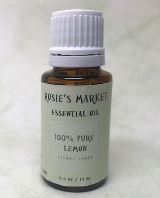 Lemon Essential Oil - 100% Pure & Therapeutic Grade - Rosie's Market