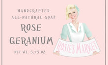 Load image into Gallery viewer, Rose Geranium Soap Bar - Rosie's Market
