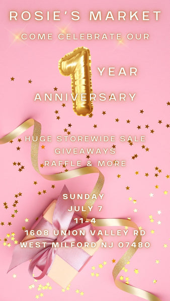 Come Celebrate the 1 Year Anniversary of our Store with us!