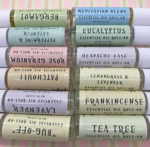 Open Studio - Make your own Essential Oil Roll-On Blend - Tuesday, December 5th - All Ages!