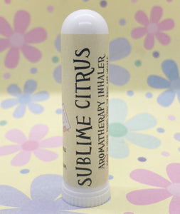 sublime citrus aromatherapy essential oil inhaler