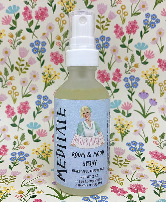 meditate meditation room and mood spray