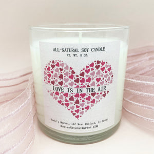 "Love is in the Air" Valentine's Candle 8 oz.