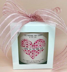 "Love is in the Air" Valentine's Candle 8 oz.