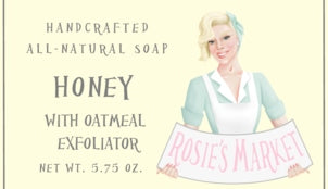 Honey Oatmeal Soap Bar (Exfoliating). - Rosie's Market
