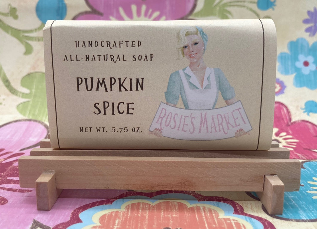 Pumpkin Spice Natural Soap , Vegan Handcrafted Soap, Made with Essential Oils