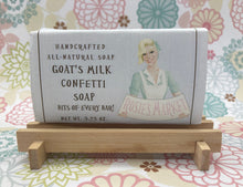 Load image into Gallery viewer, Goat&#39;s Milk Confetti Handcrafted Soap Bar