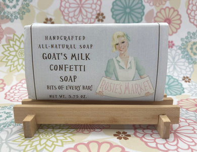 Goat's Milk Confetti Handcrafted Soap Bar
