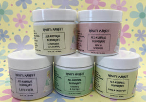 All Natural Deodorant Made with Essential Oils Finger Application