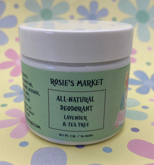All-Natural Lavender & Tea Tree Deodorant
