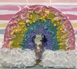 Pinata with crystals and bath and body items