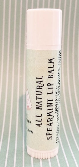 All Natural Spearmint Lip Balm - Rosie's Market