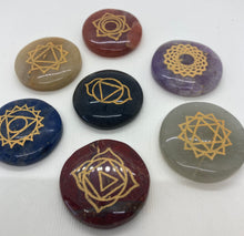 Load image into Gallery viewer, Engraved crystals for Chakras