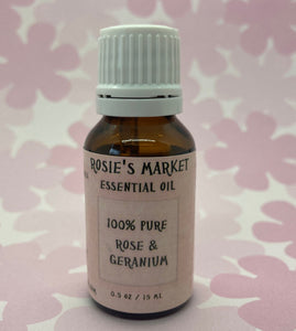 rose geranium pure essential oil steam distilled