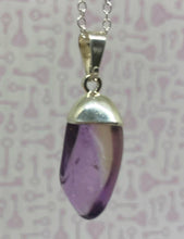 Load image into Gallery viewer, polished amethyst pendant