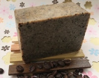 Load image into Gallery viewer, Coffee Soap Bar (Exfoliating + Unscented). - Rosie&#39;s Market  This artisan handmade soap is natural, sustainable, vegan and fragrance-free, made with mostly organic ingredients. 