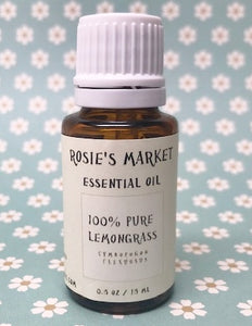 Lemongrass Essential Oil - 100% Pure & Therapeutic Grade - Rosie's Market