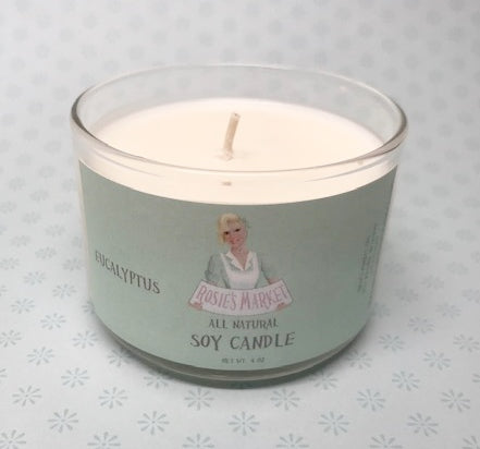 Eucalyptus Candle 4 oz. - Rosie's Market