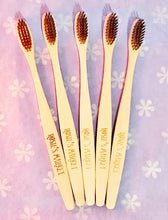 Load image into Gallery viewer, Pack of 5 - 100% Biodegradable Bamboo Toothbrush - Rosie&#39;s Market