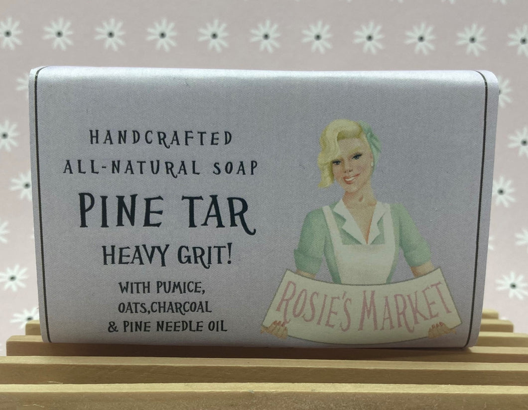 Pine Tar Charcoal Bar (Highly Exfoliating).