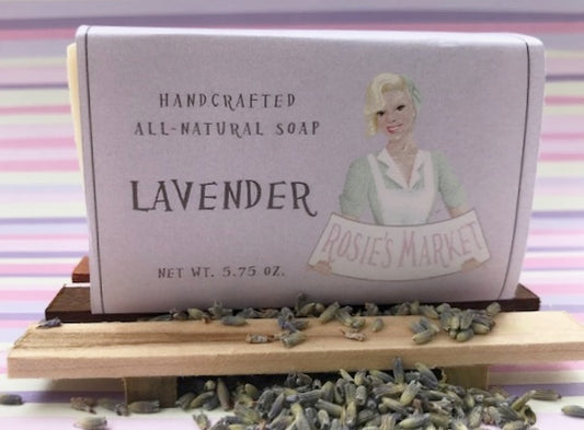 Lavender Soap Bar – Natural Handmade Soap with Essential Oils | Rosie’s Market