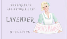 Load image into Gallery viewer, Lavender Soap Bar - Rosie&#39;s Market