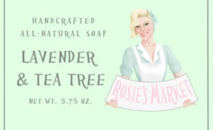 Lavender & Tea Tree Soap Bar - Rosie's Market