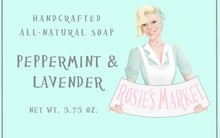 Load image into Gallery viewer, Peppermint &amp; Lavender Soap Bar - Rosie&#39;s Market