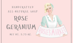 Rose Geranium Soap Bar - Rosie's Market