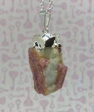 Load image into Gallery viewer, Pink Tourmaline Crystal Necklace